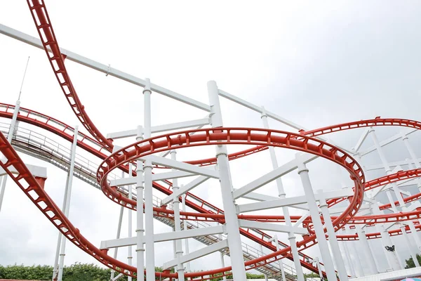 Μια Πίστα Roller Coaster — Φωτογραφία Αρχείου