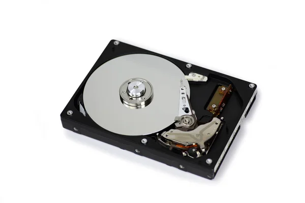 Harddisk Drive Hdd Top Cover Open Isolated White Background Stock Photo