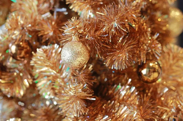 Kerstballen Feestelijke Achtergrond Nieuwjaar Ornament — Stockfoto