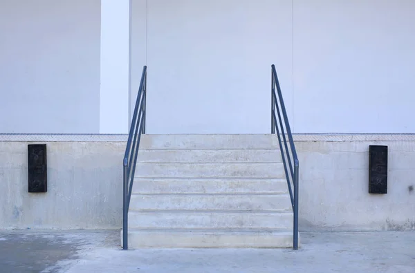 Detalles Cerca Escaleras Barandillas Edificio — Foto de Stock