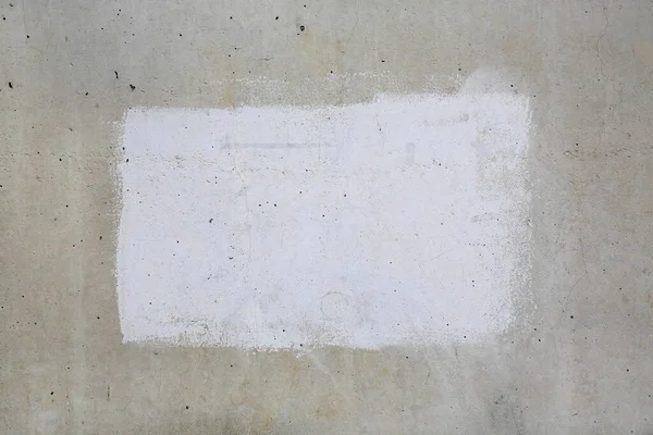Abstrakte Zementwand Textur Hintergrund Mit Leeren Weißen Quadratischen Farbe Der — Stockfoto