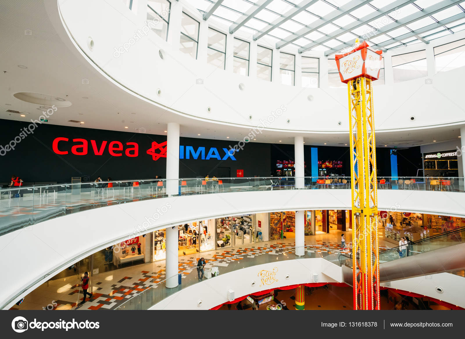 Cinema Cavea Imax At The Modern Shopping Mall East Point In Tbil