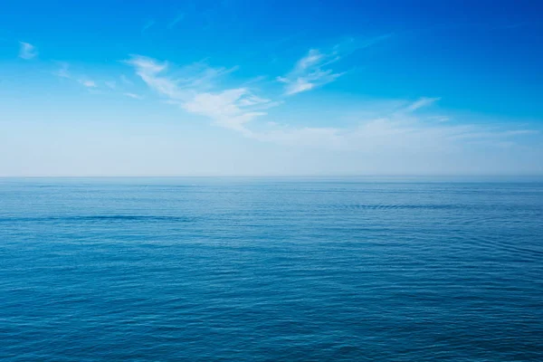 Sea Ocean And Blue Clear Sky Background