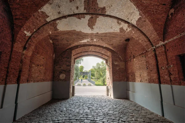 Brest, Belarus. Inside Facade Of The Kholm Gate Gates Of The Brest Fortress.
