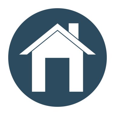 Renkli ev simgesini koleksiyonu