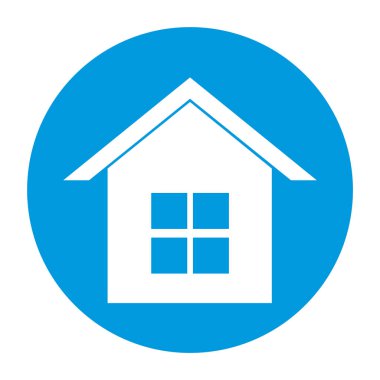 Renkli ev simgesini koleksiyonu