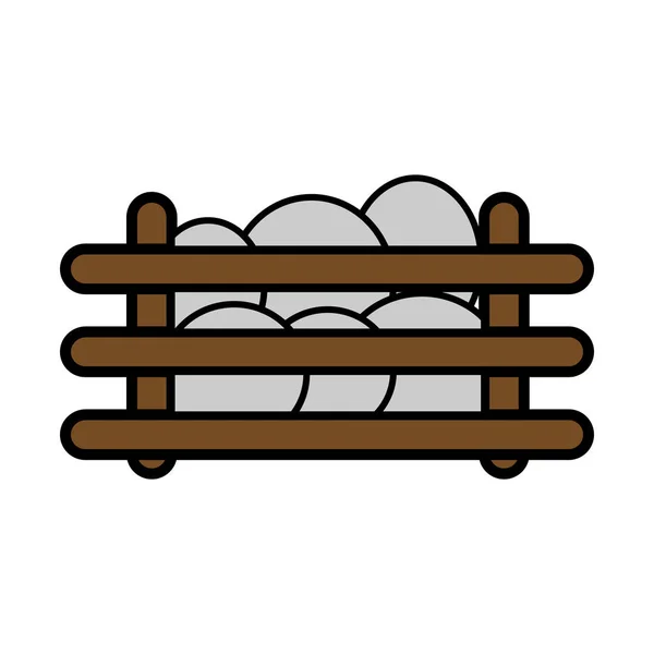 Icono de ganado ovino — Archivo Imágenes Vectoriales