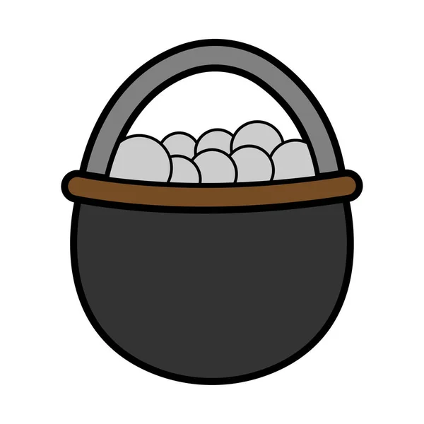 Ícone de ovo a ser cozido — Vetor de Stock