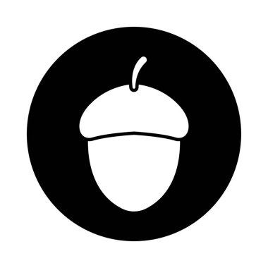 Benzersiz meşe palamudu simgeler