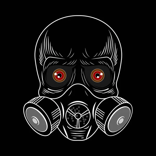 Skull Gas Mask Illustration Royalty Free Stock Illustrations
