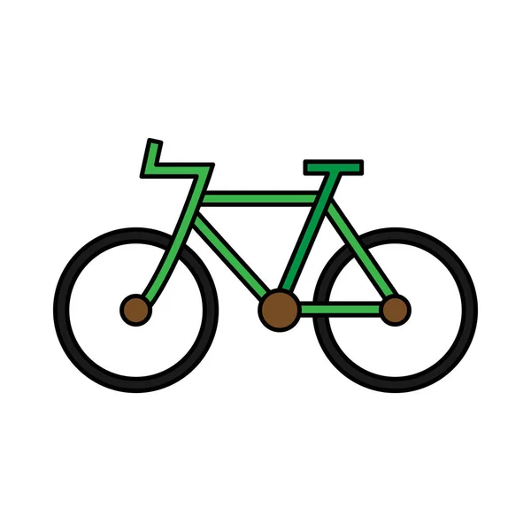 벡터-자전거 개요 아이콘, 현대 최소한의 평면 디자인 스타일, 자전거 벡터 일러스트 레이 션 — 스톡 벡터