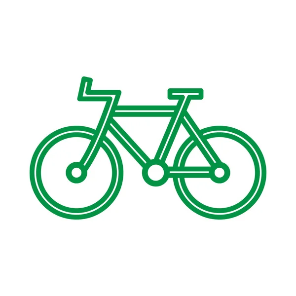 Vecteur - icône de contour de vélo, style design plat minimal moderne, illustration vectorielle de vélo — Image vectorielle
