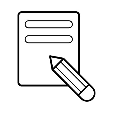 Not defteri simgesi illüstrasyon hisse senedi illüstrasyon