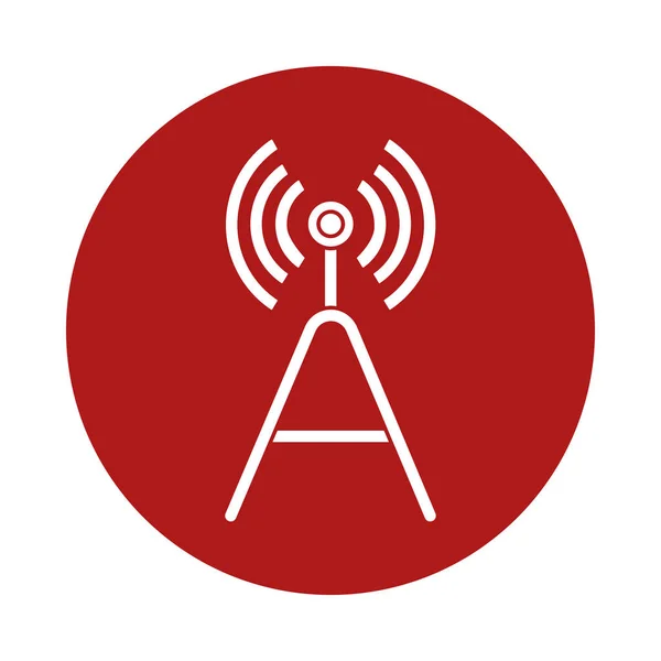 Icono de señal de radio ilustración de stock — Archivo Imágenes Vectoriales