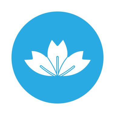 çiçek simge vektör