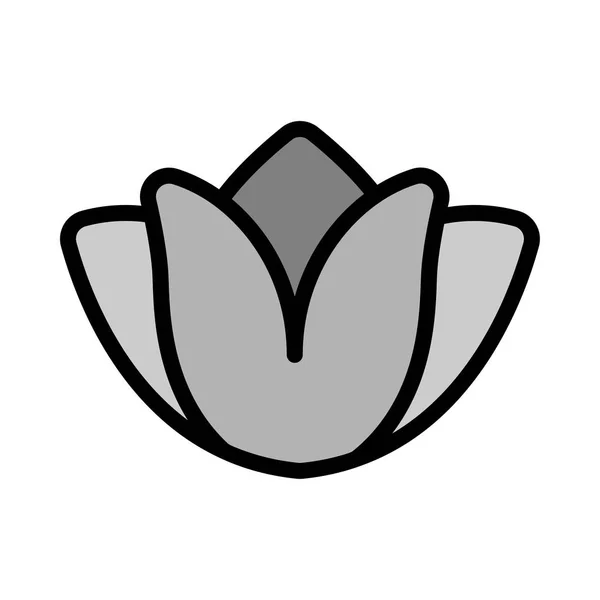Icona di fiore vettoriale — Vettoriale Stock