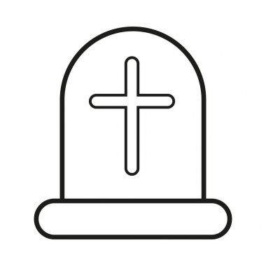 Simgesi çapraz mezar