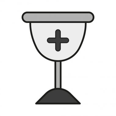 Cam kutsal kişilerin resmi çapraz