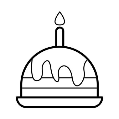 doğum günü pastası simgesi.