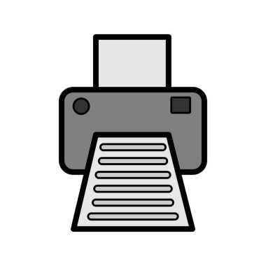 Basit bir yazdırma simgesi