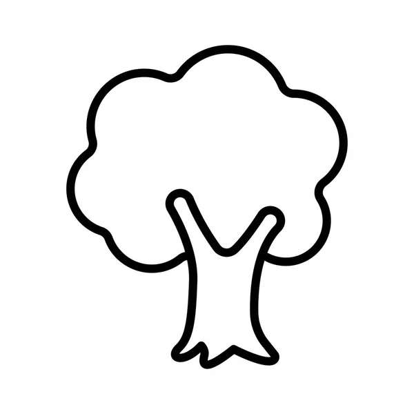 Иконка уникального дерева — стоковый вектор