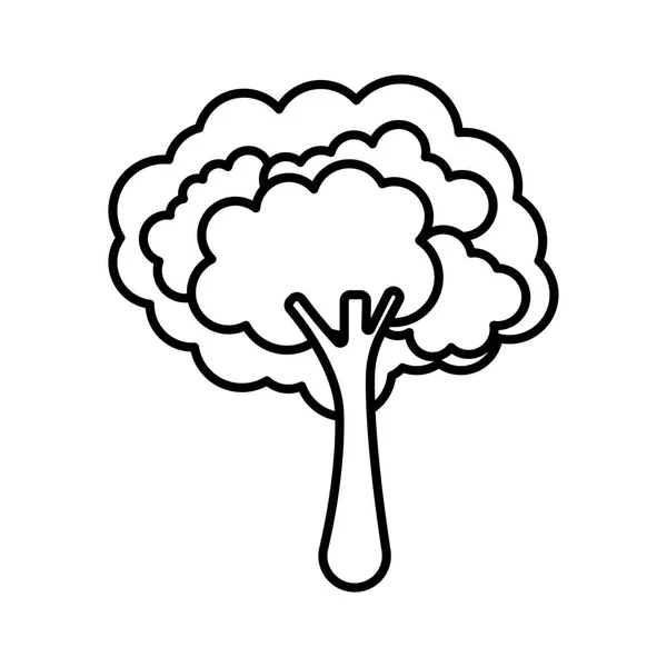 Иконка уникального дерева — стоковый вектор