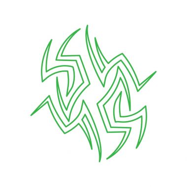 Semboller ve dövme kullanılabilir kabile simgeler