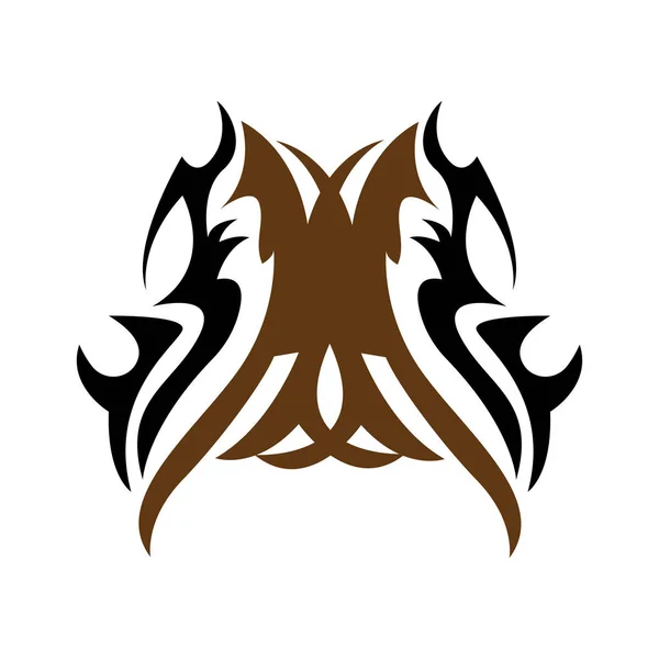 Törzsi ikonok, hogy lehet használni, mint a szimbólumok és a tetoválás — Stock Vector