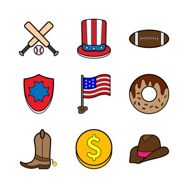 Amerikan Icon set