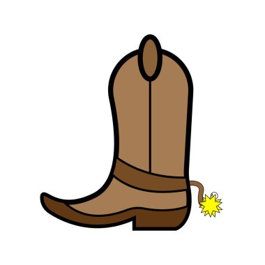 kovboy çizme ayakkabı simgesi