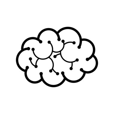 Beyin simge vektör