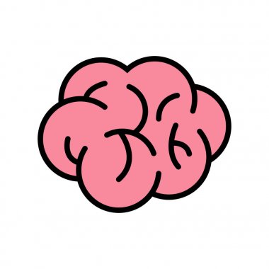 Beyin simge vektör