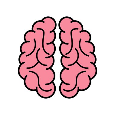 Beyin simge vektör