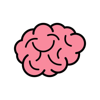 Beyin simge vektör