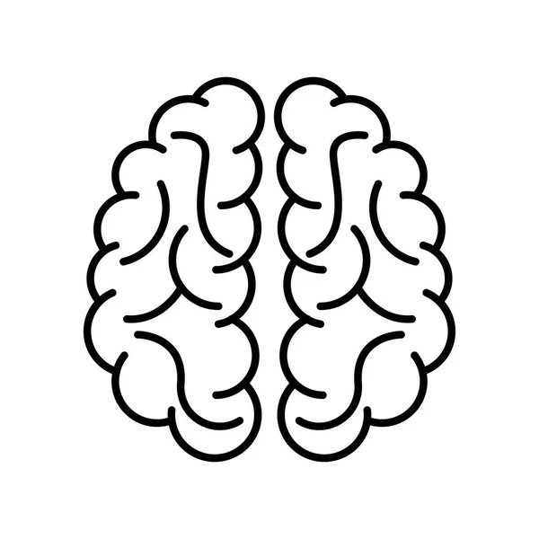 Cerebro icono vector — Archivo Imágenes Vectoriales