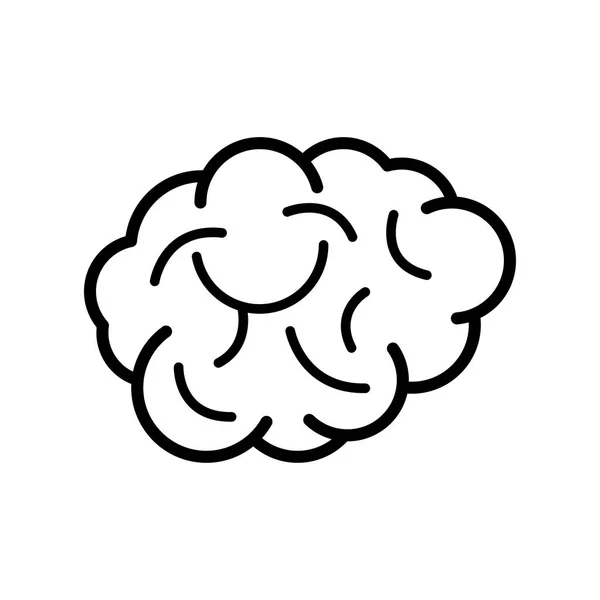 Vecteur d'icône cérébrale — Image vectorielle