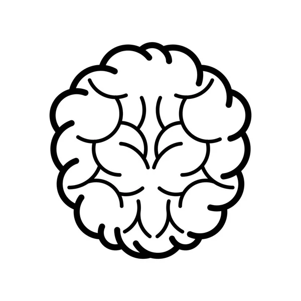 Icona del cervello vettore — Vettoriale Stock