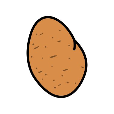 patates simge vektör