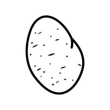 patates simge vektör