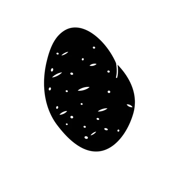 Aardappel pictogram vector — Stockvector