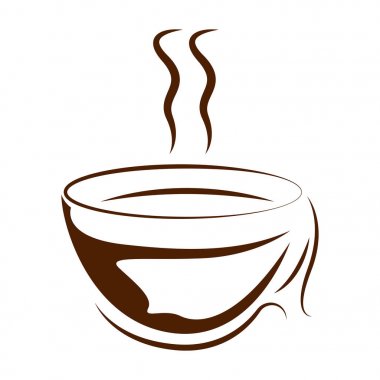vektör kahve Kupası lekeleri