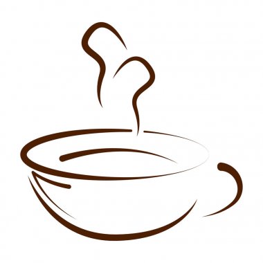 vektör kahve Kupası lekeleri