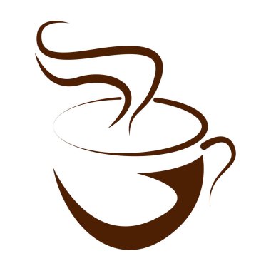 vektör kahve Kupası lekeleri