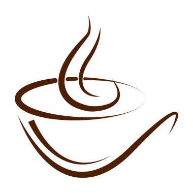 vektör kahve Kupası lekeleri