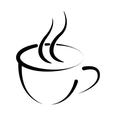 vektör kahve Kupası lekeleri