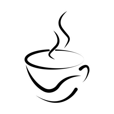 vektör kahve Kupası lekeleri