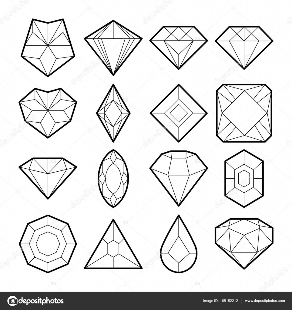 Simple Diamond Icon Set Vector Image By C Zagoya123 Gmail Com Vector Stock Simple Diamond Icon Set Vector Image By C Zagoya123 Gmail Com Vector Stock