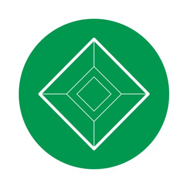 Basit baklava simgesini