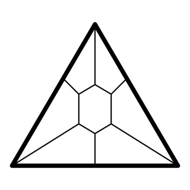 Basit baklava simgesini