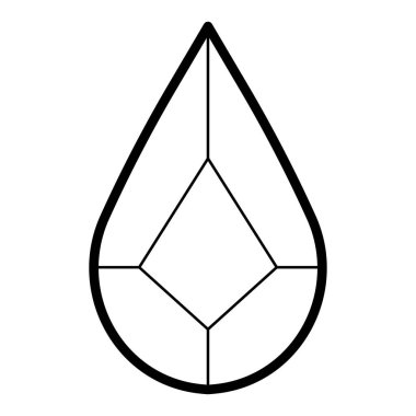 Basit baklava simgesini